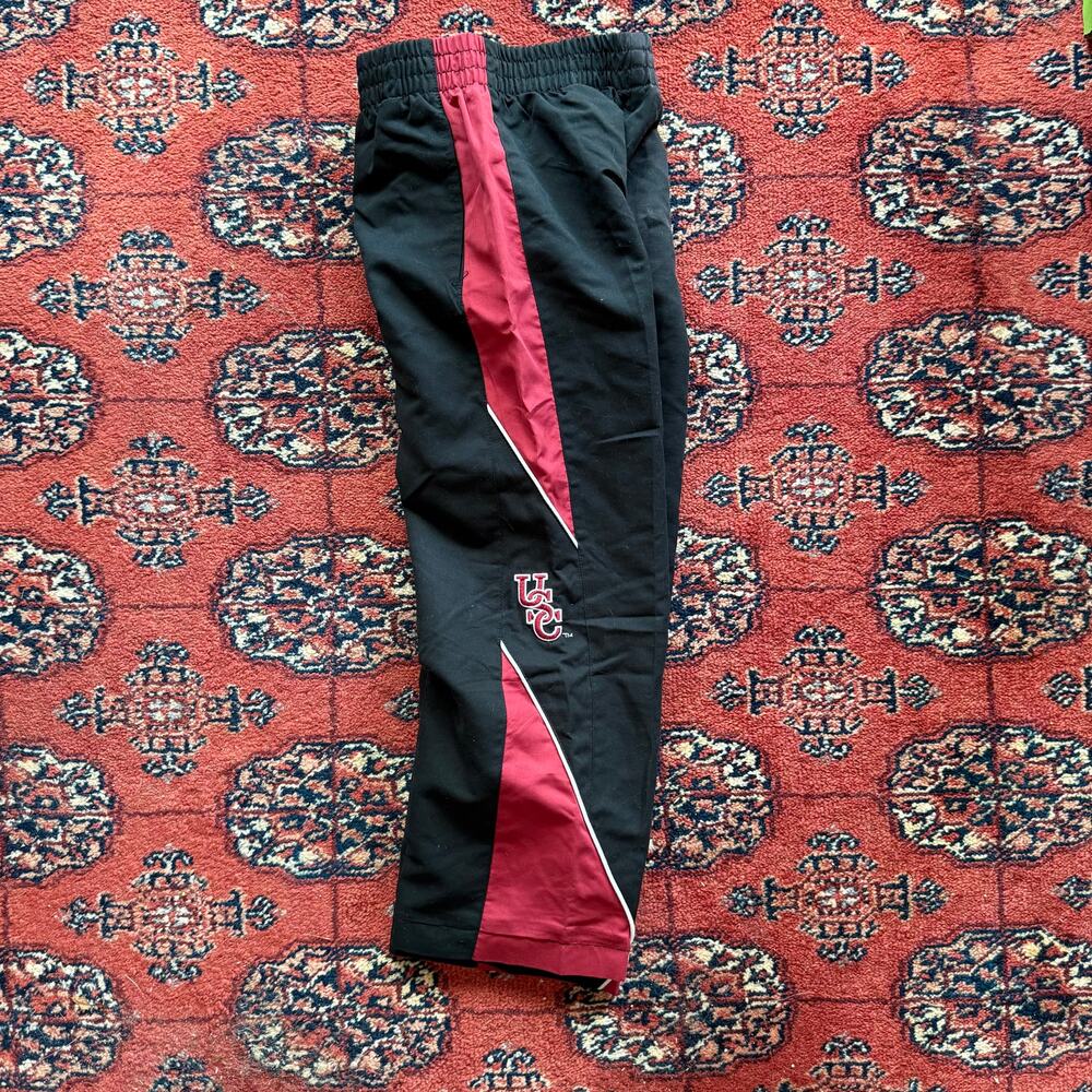 Kid's NIKE 6/S Black/Garnet‎ Univ. of South Carolina Lined Track Pants